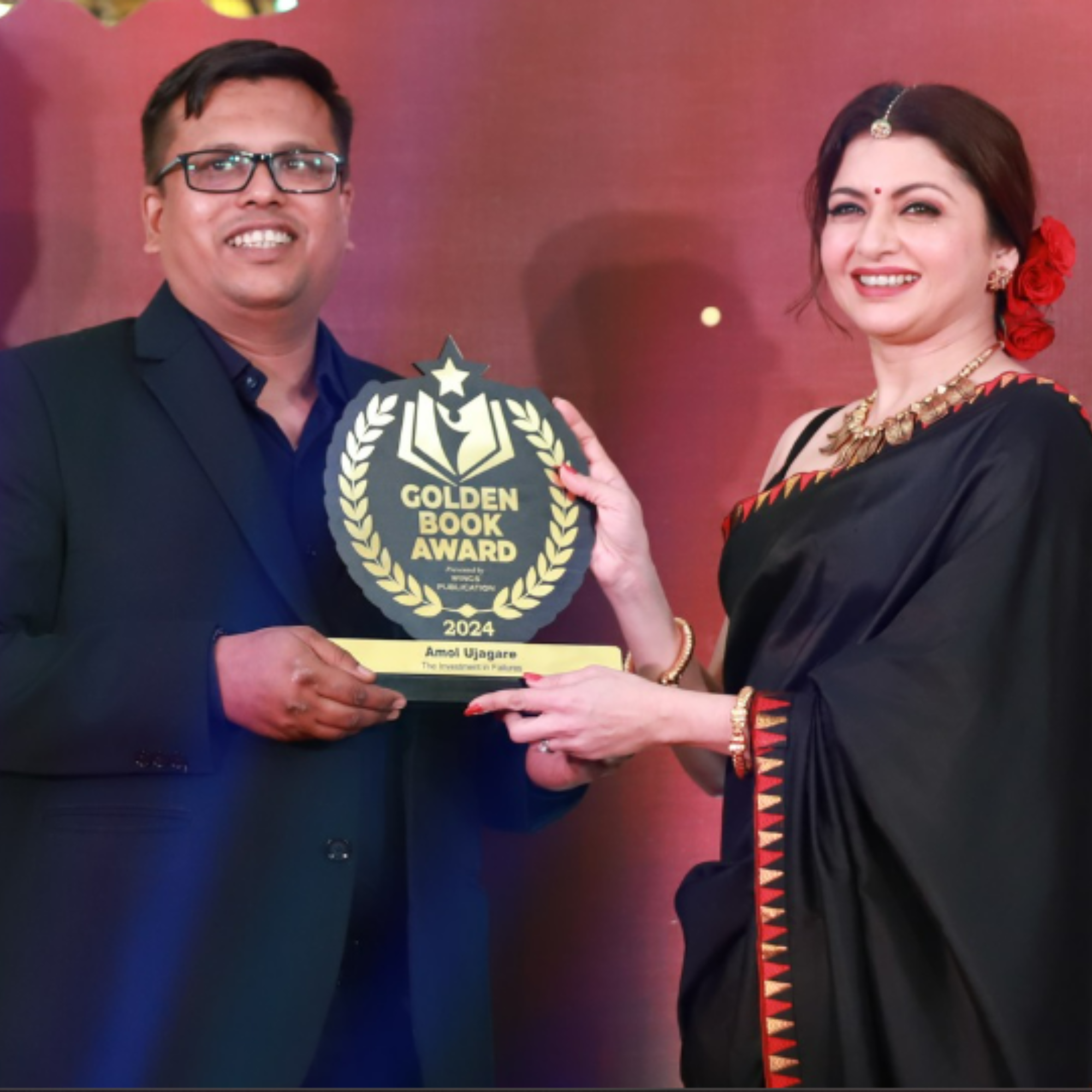 Amol with Bhagyashree