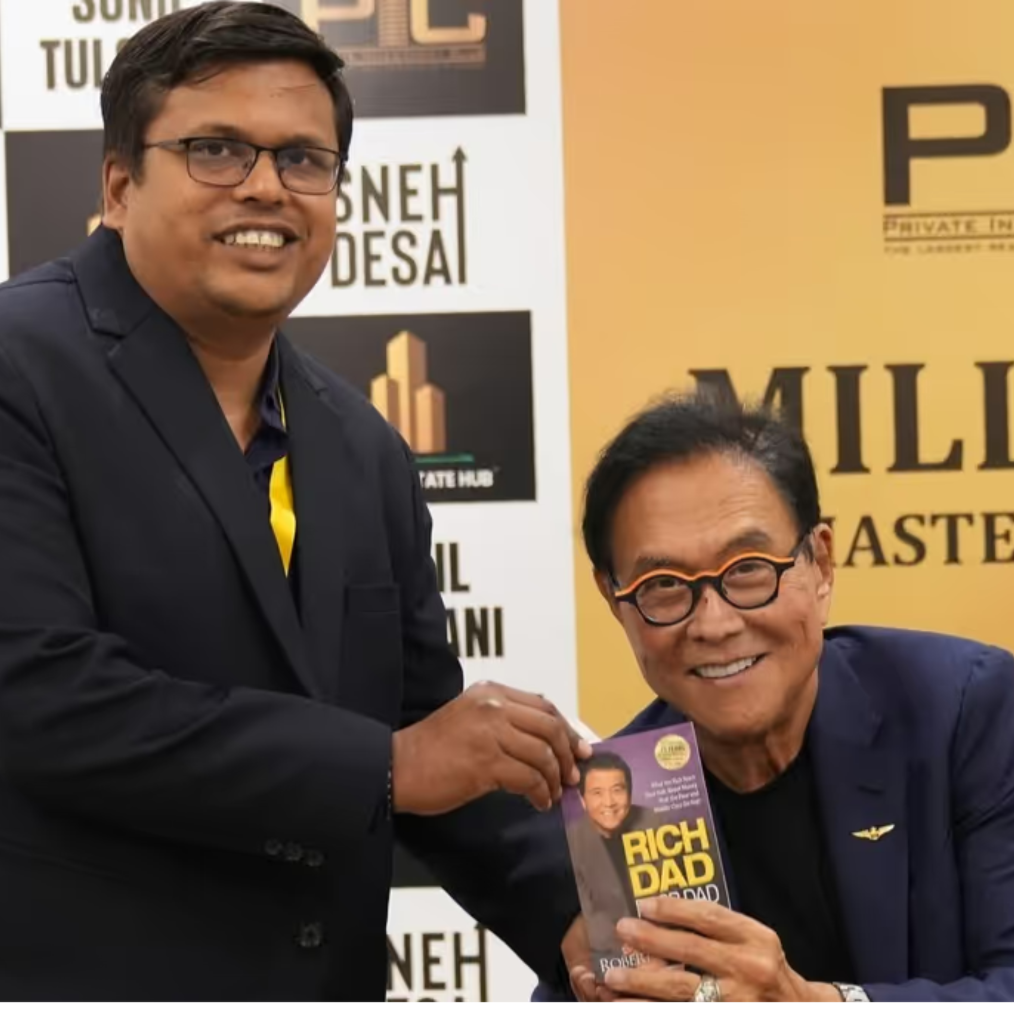 Amol with Robert Kiyosaki